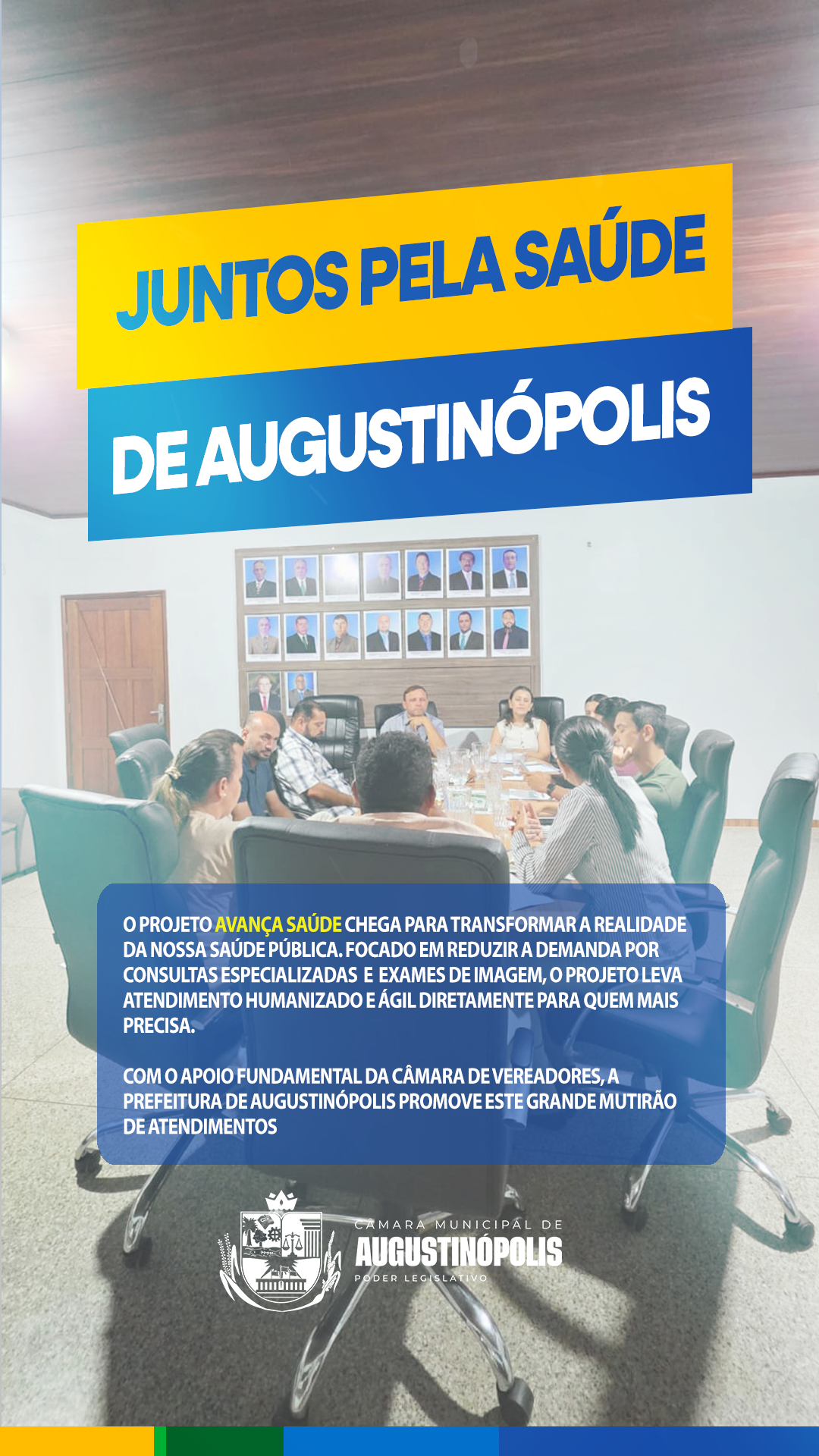 Avança Saúde. Juntos pela saúde de nossa gente!